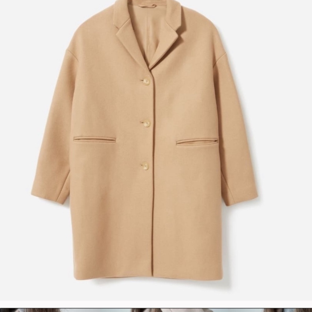 SOLD - Everlane The Cocoon Coat in Camel - Picture 3 of 8